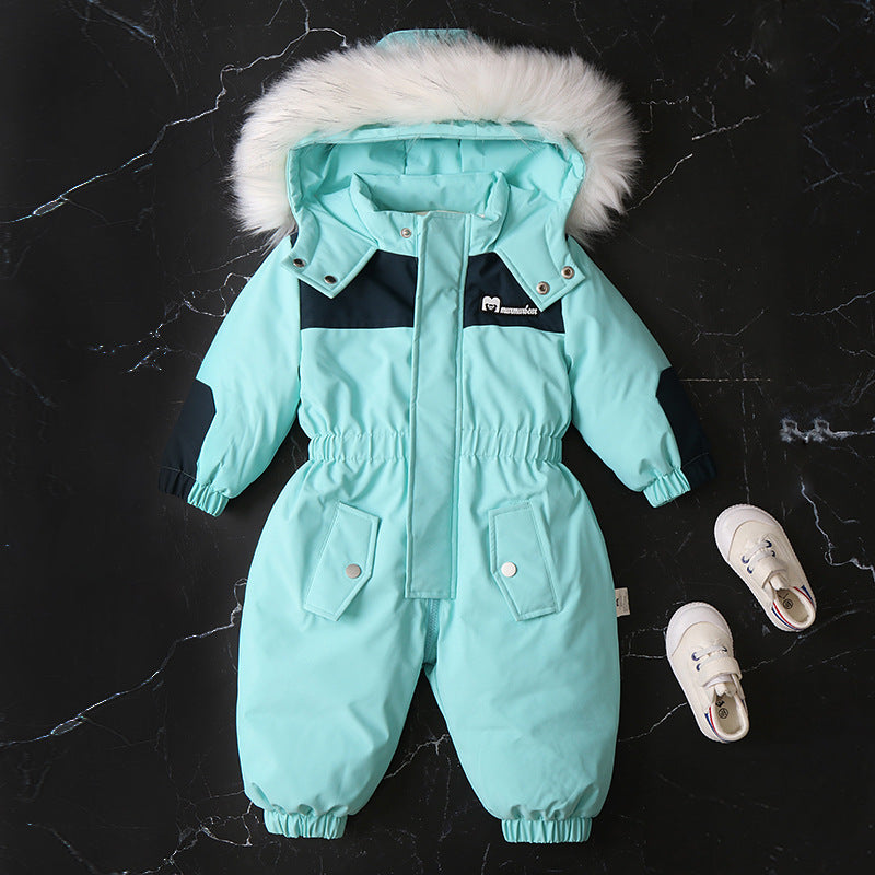 Fashion Winter New Children's Jumpsuit