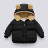 Children S Autumn And Winter Short Thick Hooded Warm Jacket