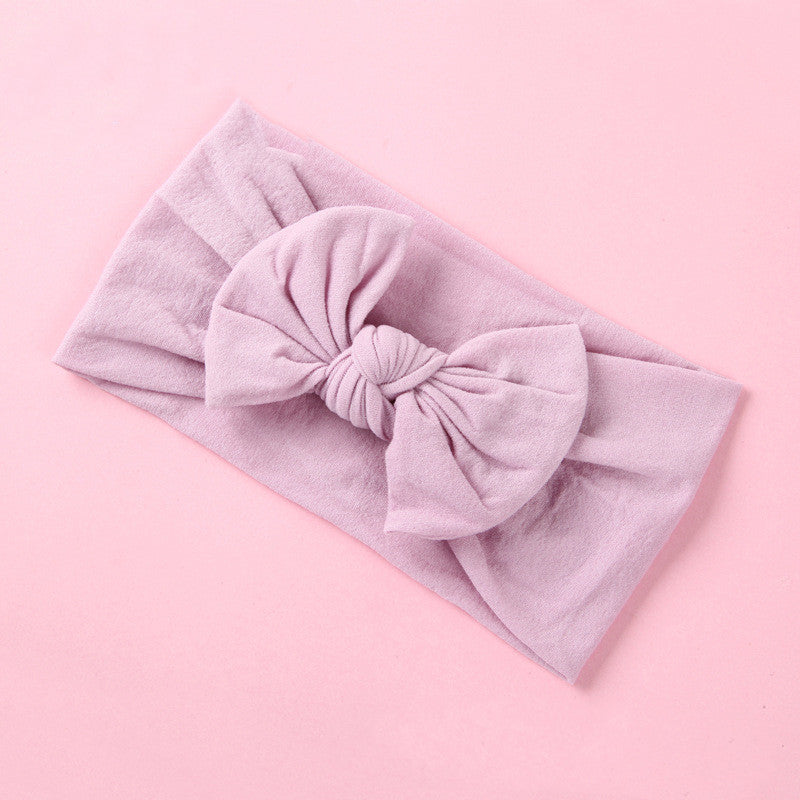 Baby Hair Accessories Nylon Bow Cute Princess Headband