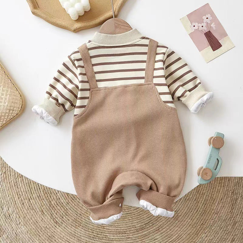 Newborn Infant Clothes Baby Jumpsuits Long Sleeve Super Cute Out One-piece Romper