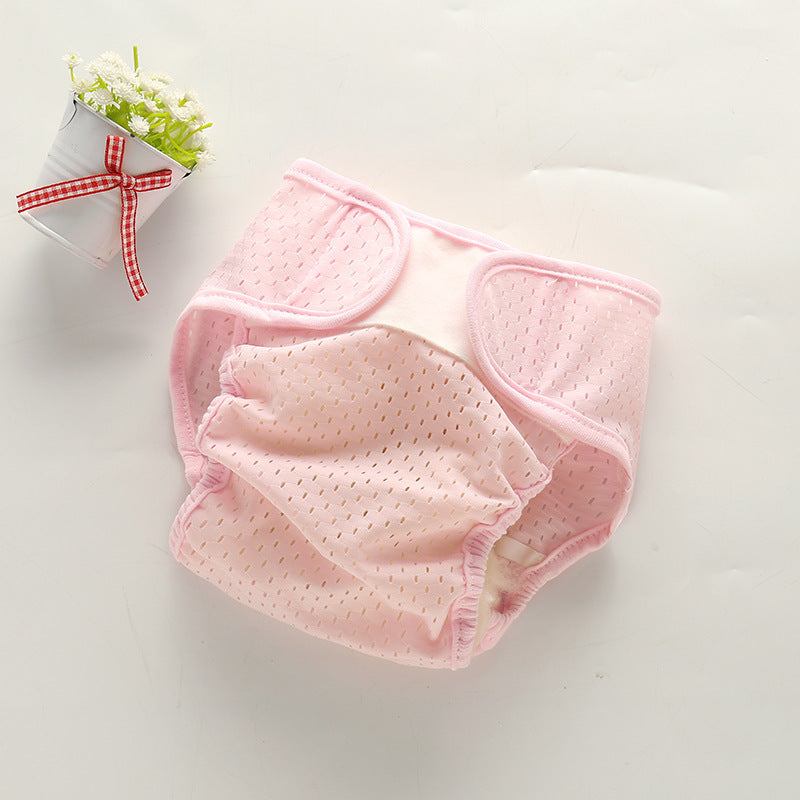 Baby Ice Silk Summer Ultra-thin Breathable Diaper Pants