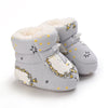 Winter Graffiti Cartoon Baby Cotton Boots Thick Warm