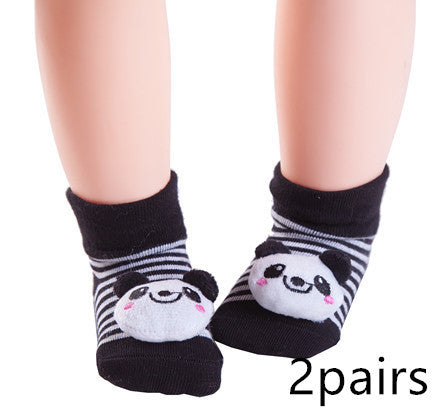 Cute Baby Animal Doll Baby Three-dimensional Socks