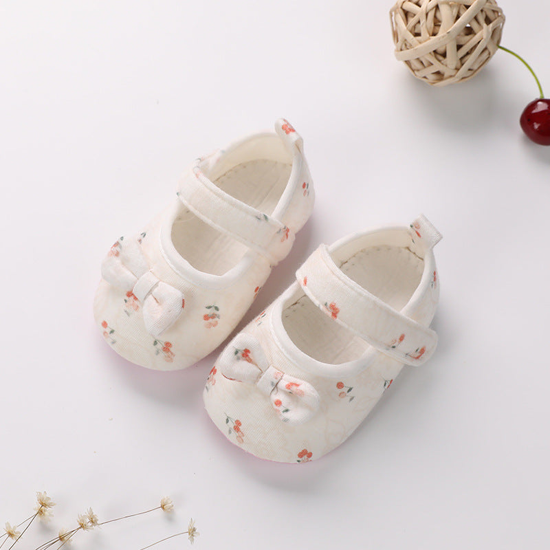 Color Cotton Toddler Shoes Soft Sole Newborn Baby Shoes 0-12 Months Male And Female Baby Shoes