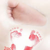 Anti - virus infective baby hand - foot - hand - hand - hand - hand - foot - hand printing table baby footprint - free washing printing oil