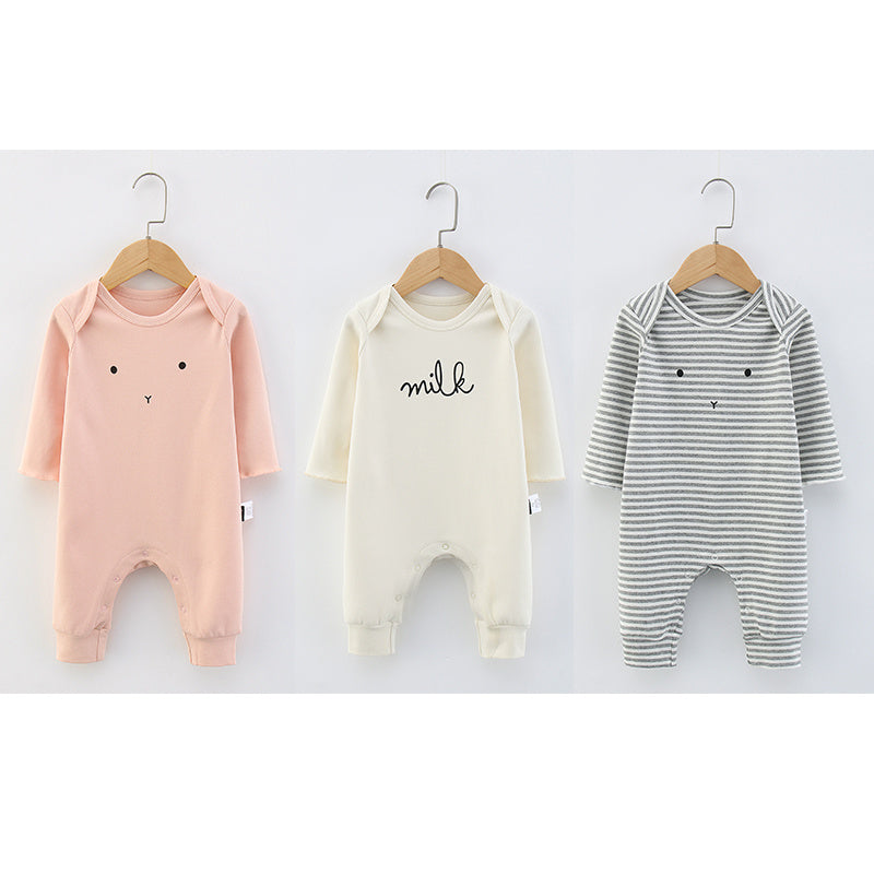 Baby Cotton Thickened Autumn And Winter Jumpsuit Baby Europe And America