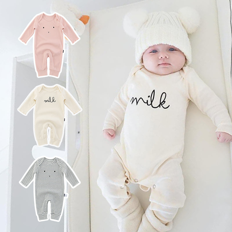 Baby Cotton Thickened Autumn And Winter Jumpsuit Baby Europe And America