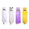 Hood Bath Towel For Kids Baby Bathrobe Cute Animal Towel