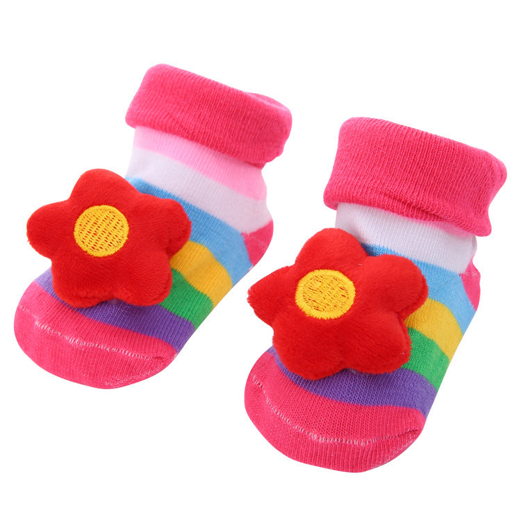 Cartoon Anti-Skid Three-Dimensional Baby Socks Newborn Baby Socks Doll Socks Wholesale