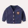 Baby Jacket Autumn Outfit Girls Western Style Knitted Cardigan