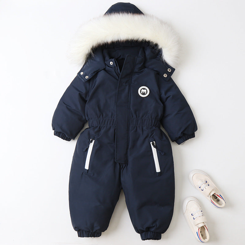 Fashion Winter New Children's Jumpsuit