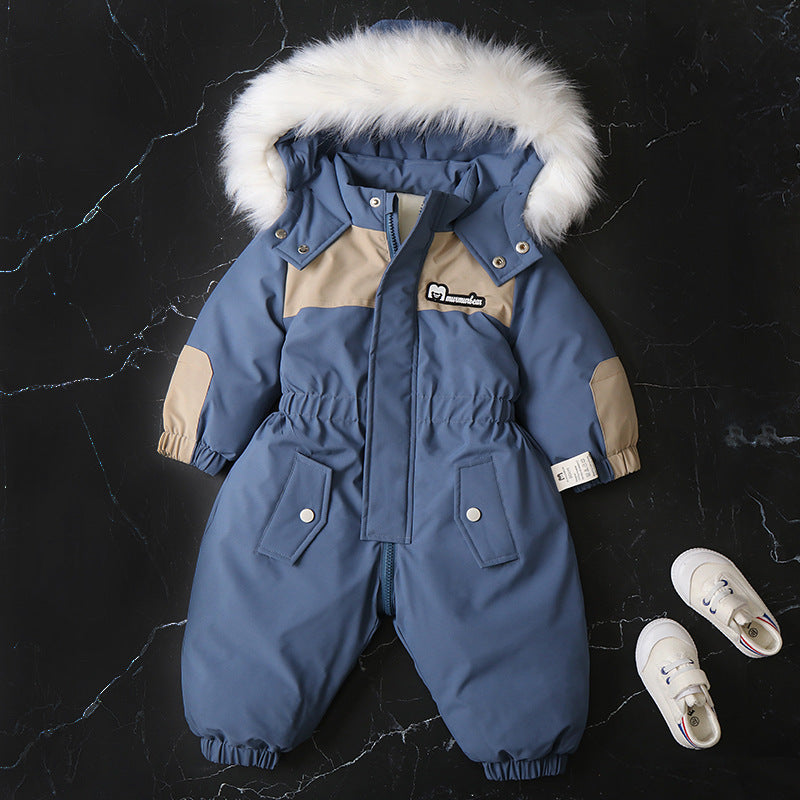 Fashion Winter New Children's Jumpsuit