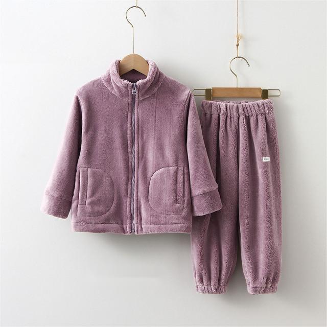 Children Clothes Kids Suit Warm Sweater Girl Fleece Hoodies