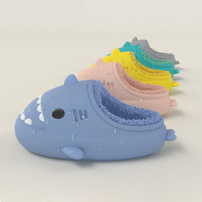 Three-dimensional Cartoon Shark Children Eva Slippers