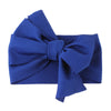 Pure Color Bowknot Seersucker Baby Headwear