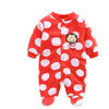 Baby Foot-wrapped Long-sleeved Printed One-piece Romper