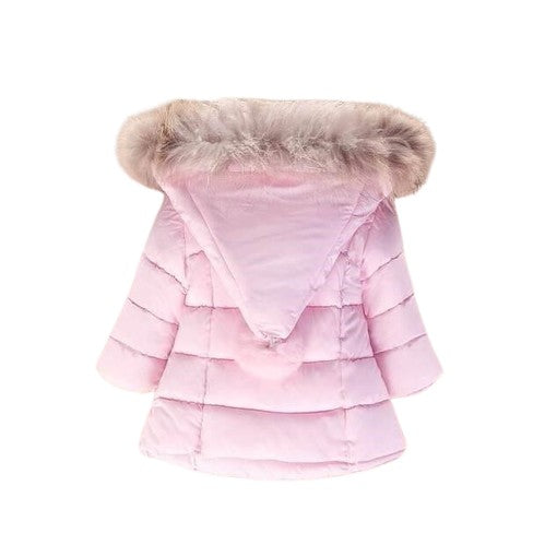 1 year old baby girl's hand-stuffed cotton coat