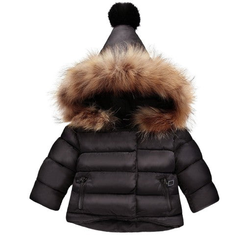 1 year old baby girl's hand-stuffed cotton coat