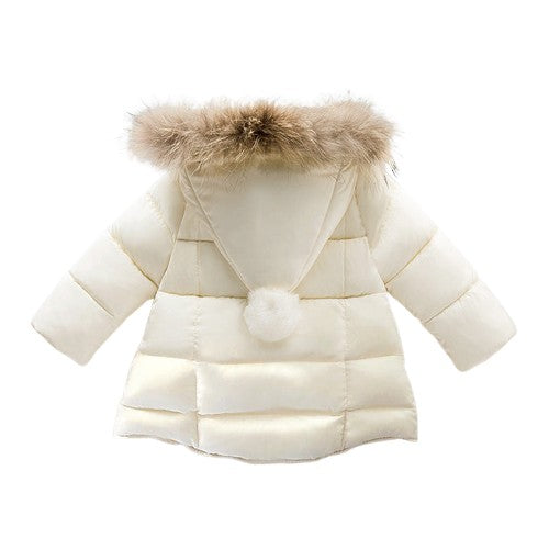 1 year old baby girl's hand-stuffed cotton coat